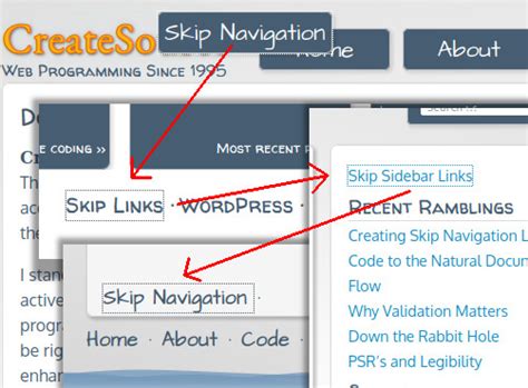 phskip navigation|Web Accessibility: Skip Navigation Links .